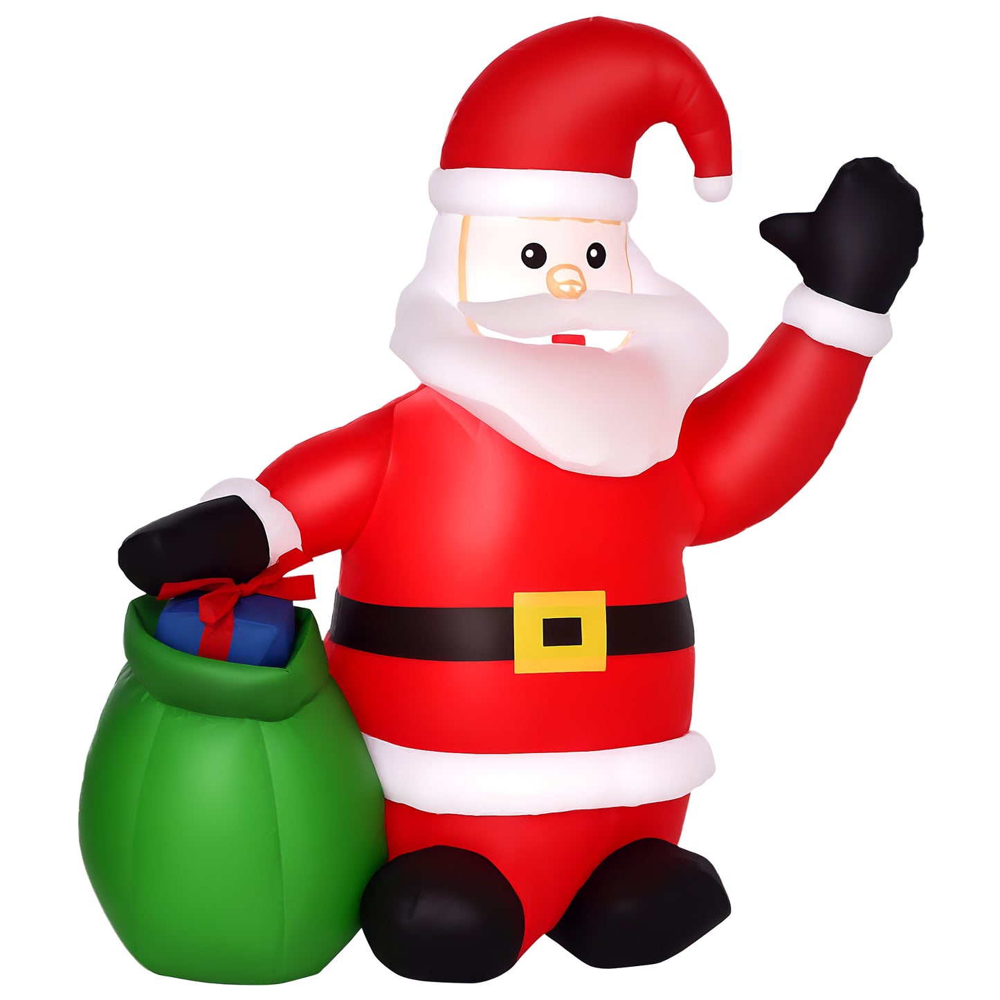 4ft Inflatable Christmas Santa Claus LED Lighted Yard Holiday for Lawn