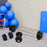 Dumbbell and Barbell Set with 65kg Adjustable Weights, for Home Gym