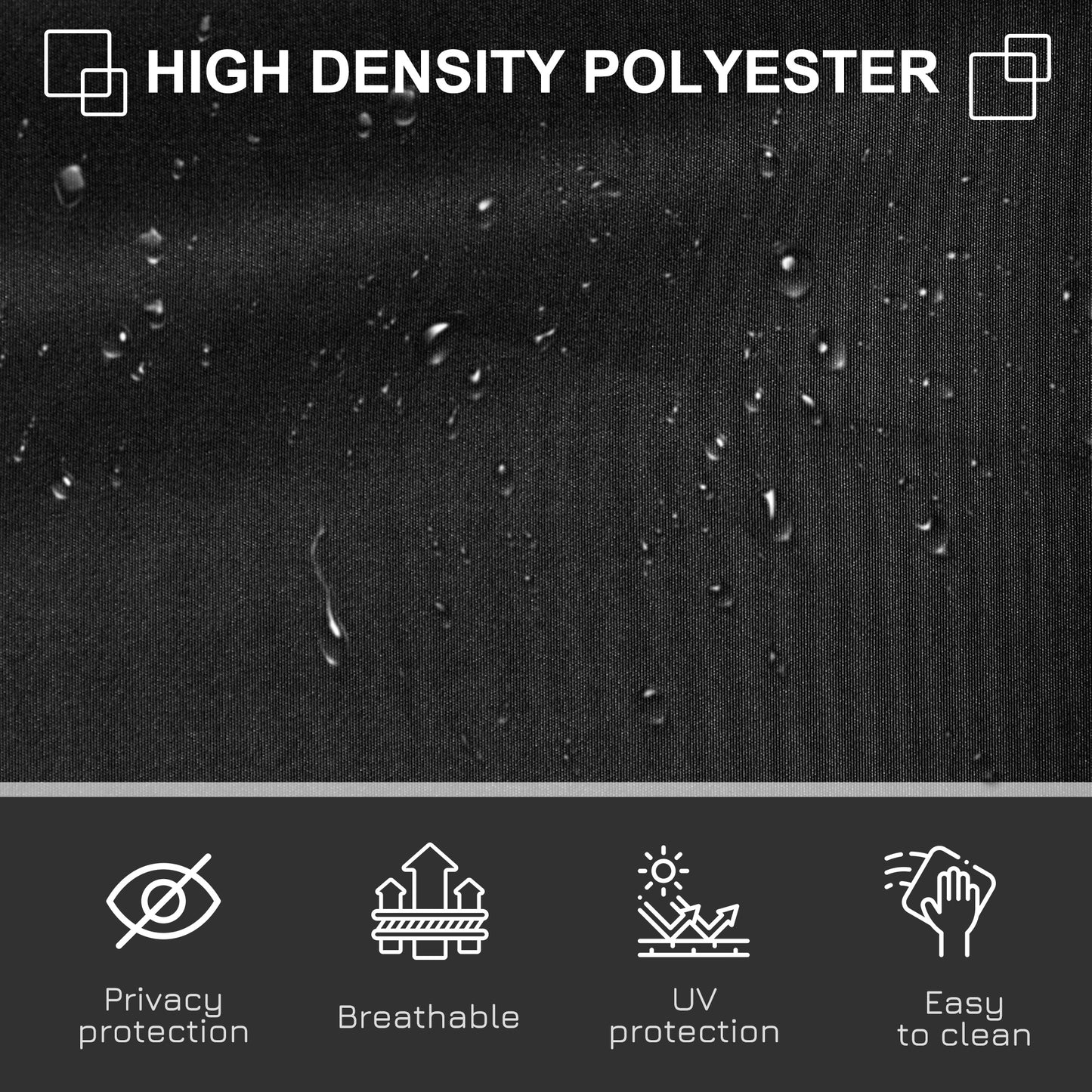 Retractable Side Awning Screen Fence Patio Garden Wall Balcony Screening Panel Outdoor Blind Privacy Divider (3x1.6M, Black)