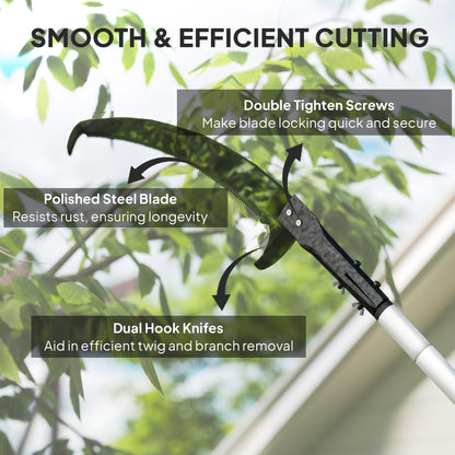 1.8-2.9 m Telescopic Tree Pruner, Tree Lopper Long Reach