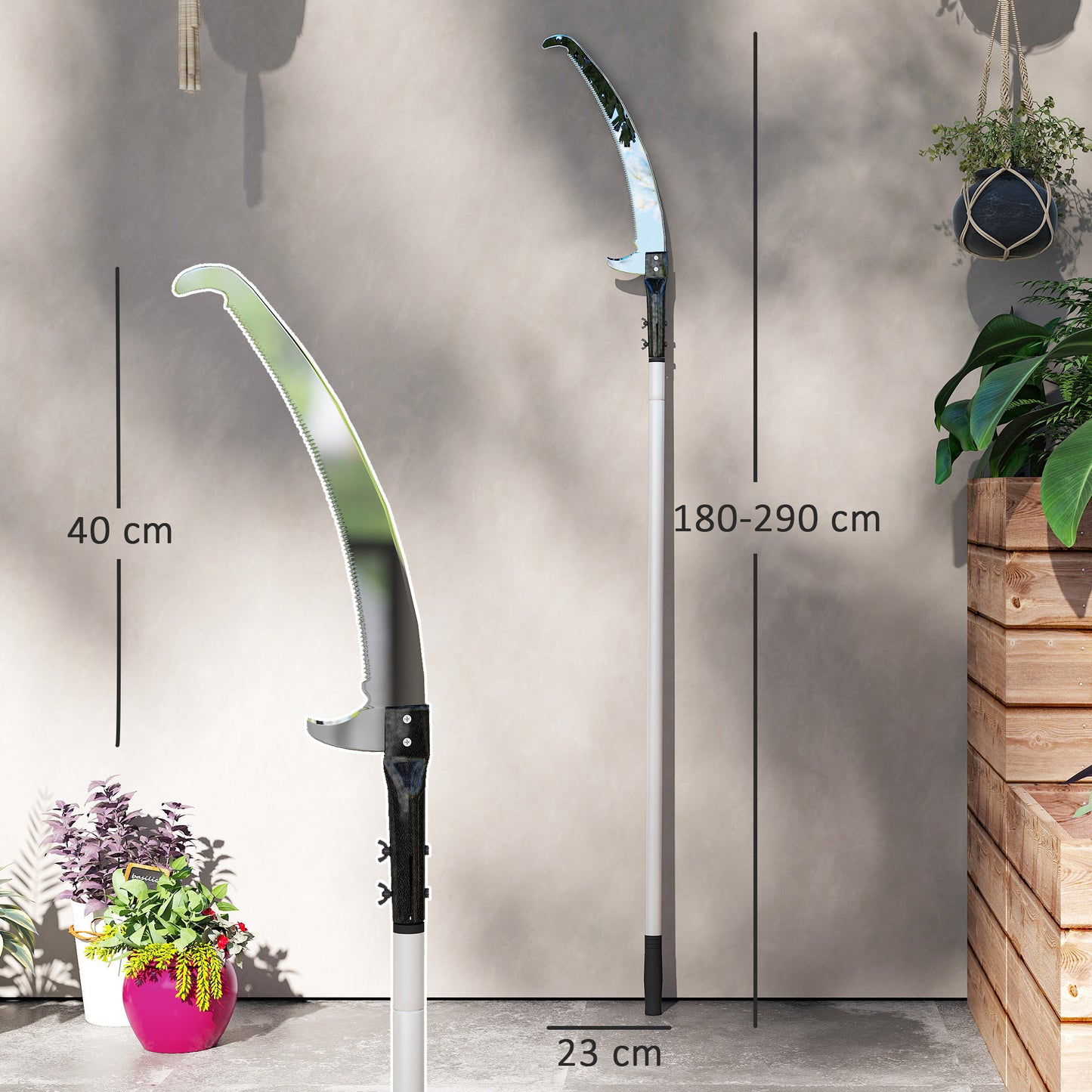 1.8-2.9 m Telescopic Tree Pruner, Tree Lopper Long Reach