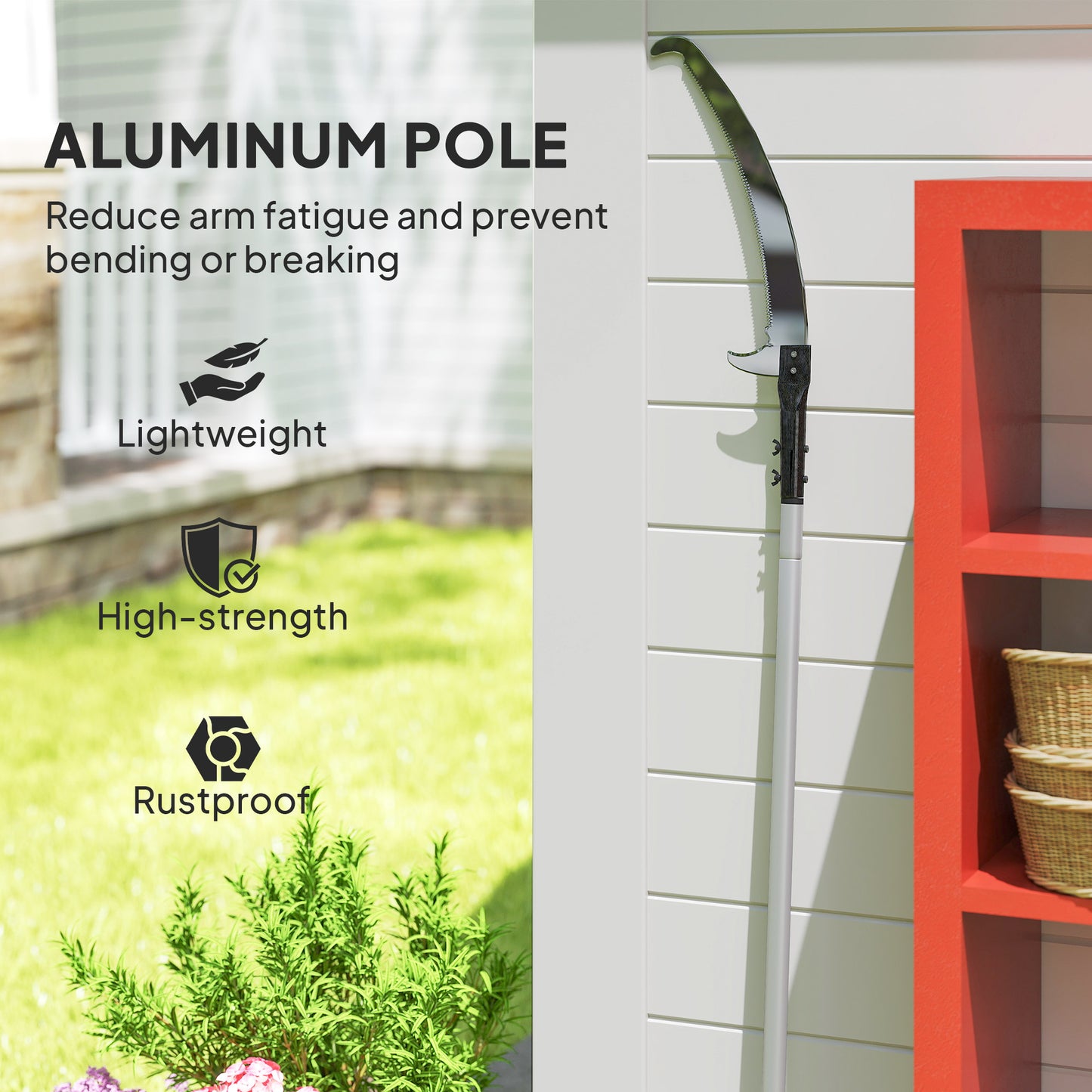 1.8-2.9 m Telescopic Tree Pruner, Tree Lopper Long Reach