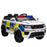 12V Kid Electric Ride On Police Car w/ Remote Siren Bluetooth 3-6 Years