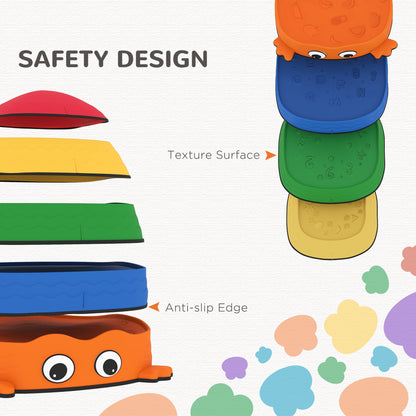 5PCS Kids Stepping Stones, Frog-Shaped Balance Stepping Stones