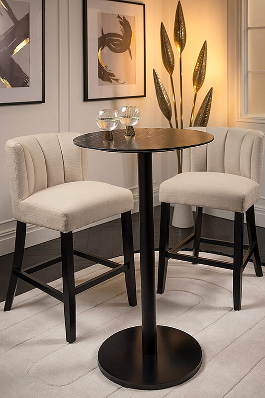 Set of 2 Hatfield counter stools – Limestone