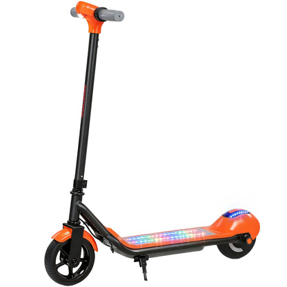 Electric Scooter, Lightweight E Scooter with LED Display, Orange