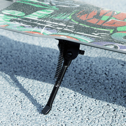 Kids Scooter, Foldable Kick Scooter with Adjustable Handlebar, 200mm Big Wheel, Rear Fender Brake, Gift for Ages 6-12 Years, Boys and Girls, Green