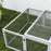 Rabbit Run Wooden Rabbit Hutch Cage 6ft with Wire Mesh, Openable Roof, Play Space for Outdoor, 181 x 100 x 48 cm, Grey