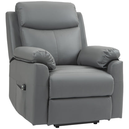 Power Lift Chair Electric Riser Armchair with Remote Control, Grey