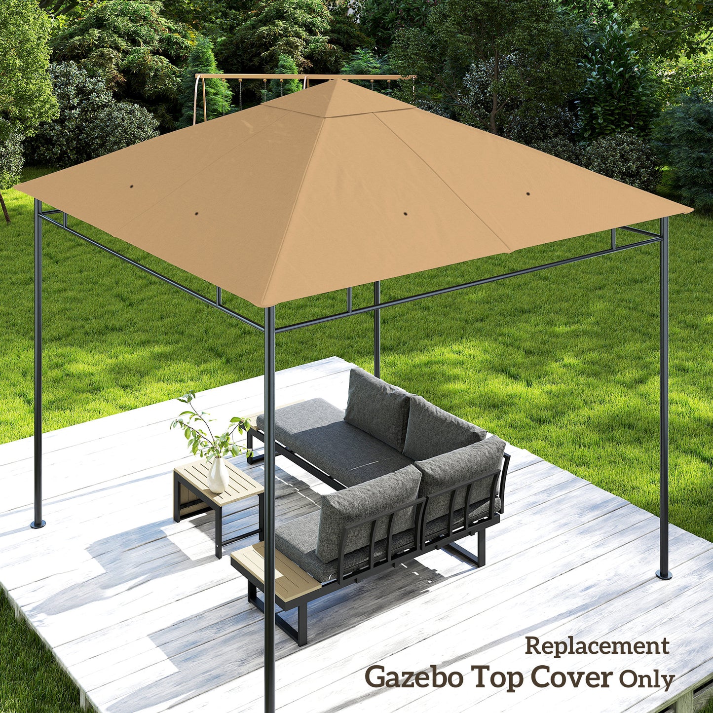 3 x 3 m Gazebo Canopy Replacement Cover, Gazebo Roof Replacement
