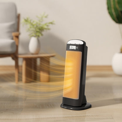 2000W Fan Space Heater with 4 Modes, Adjustable Thermostat, Black