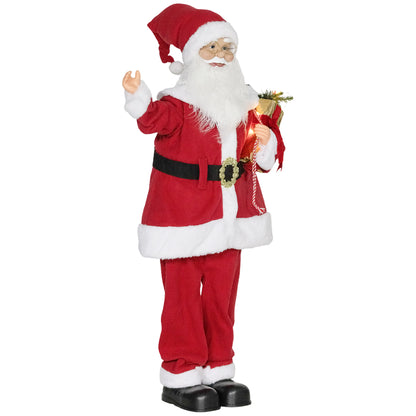 Life Size Animated Santa Claus with Sound Activated for Party