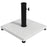 12kg Garden Parasol Base with Adjustable Foot Pad, Concrete Umbrella Stand with Wood Effect Decorative Base and Adjustable Knob