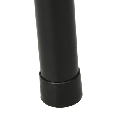 Outdoor Wheeled Barrel Charcoal Barbecue Grill Trolley, Black