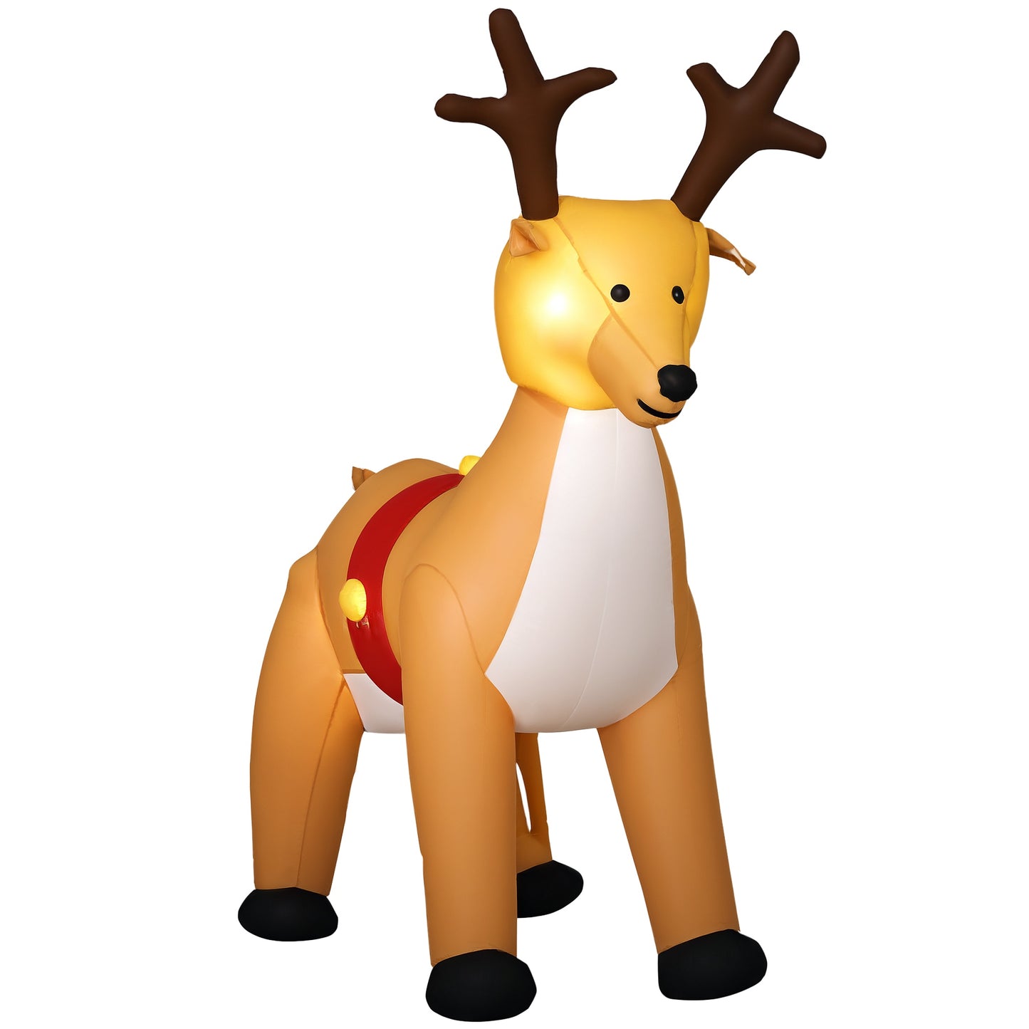 6ft Christmas Inflatable Reindeer Decoration Xmas Indoor Outdoor Lights