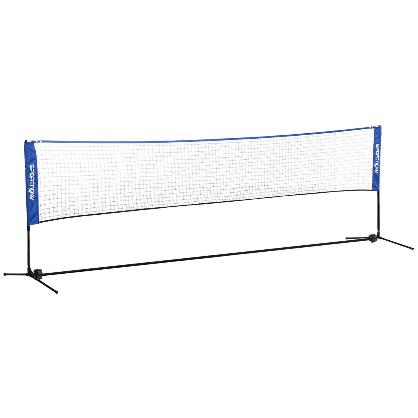 4m Badminton Net, Adjustable Sports Net for Tennis, Volleybal, Blue