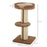 91cm Cat Tree Kitten Activity Center Play Tower Perches Sisal Scratching Post Lamb Cashmere Brown