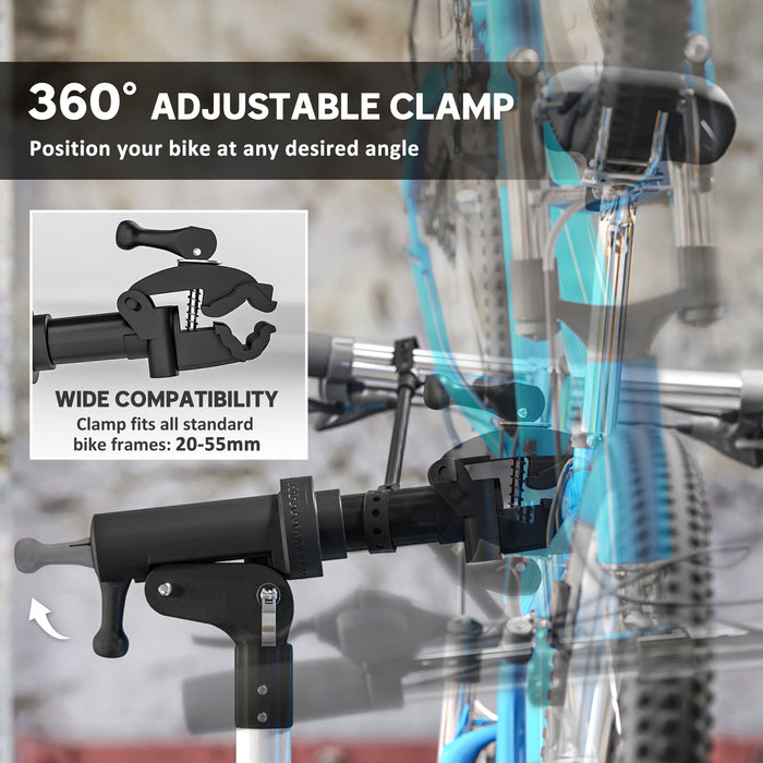 Bike Repair Stand, Max Load 40kg, Foldable, Height Adjustable