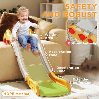 Kids Slide for Bed, Sofa, Easy to Assemble, Yellow