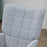 Armchair with Footstool, Living Room Chair, Linen Accent Chair for Bedroom, Home Study, Grey