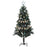 6ft Artificial Christmas Tree with LED Lights and Blue Decorations