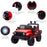 12V Battery-powered 2 Motors Kids Electric Ride On Car Truck Off-road Toy with Parental Remote Control Horn Lights for 3-6 Years Old Red