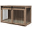 Dog Crate Furniture with Removable Cushion for XL Dogs, 118 x 60 x 73 cm, Brown