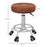 Round PU leather Salon Beautician Stool Adjustable Height, Brown