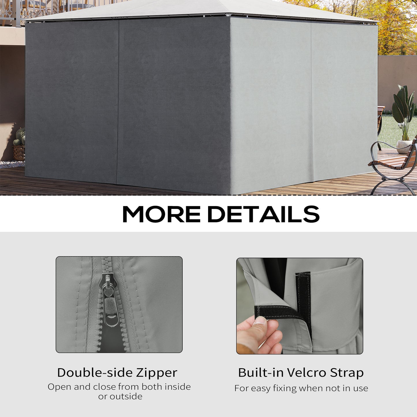 Gazebo Replacement Curtain