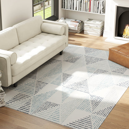 Non-Slip Large Rug for Living Room 290 x 200 cm, Multi-Coloured