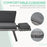 2 Seater Rattan Folding Daybed Sofa Bench Garden Chaise Lounger Loveseat with Cushion Outdoor Patio Grey