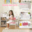 Kids Desk and Chair Set, Toddler Table and Chair Set, Rabbit Themed