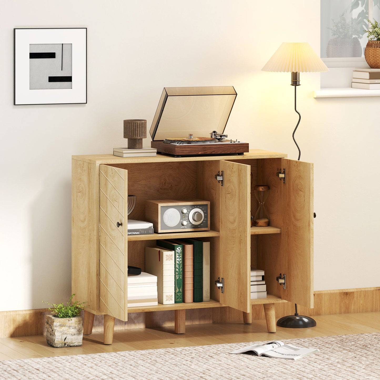 Vibration Plate with Adjustable Handle, Auto or Manual Speeds