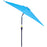 2.7M Patio Tilt Umbrella Sun Parasol Outdoor Garden Sun Shade Aluminium Frame with CrankÔºàBlueÔºâ