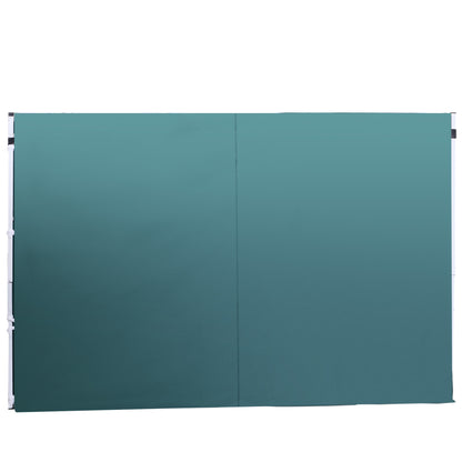 Gazebo Replacement Exchangeable Wall Panels w/  Window, Dark Green