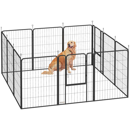 Dog Crate Furniture with Anti-Chew Resistant Mesh for Medium Dogs