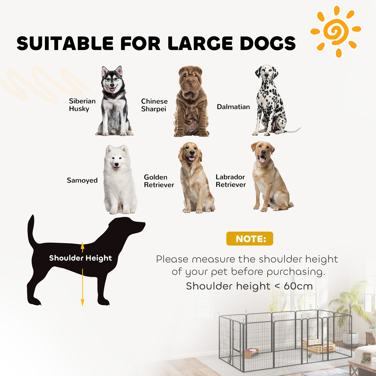 Dog Crate Furniture with Anti-Chew Resistant Mesh for Medium Dogs