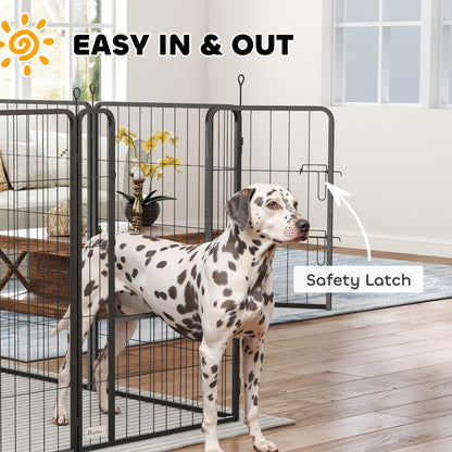 Dog Crate Furniture with Anti-Chew Resistant Mesh for Medium Dogs