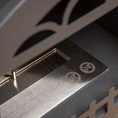 Free Standing Bio Ethanol Fireplace Heater with 1.2L Tank, Black