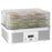 5 Tier Food Dehydrator, 245W for Drying Fruit, Meat, Vegetable, White