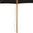 √¢¬å¬Ä3m Bamboo Wooden Market Patio Umbrella Garden Parasol Outdoor Sunshade Canopy, 8-ribs,Black