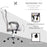 Ergonomic Office Chair Mesh Chair with Adjustable Height Tilt Function Grey