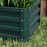 Steel Raised Beds for Garden, Outdoor Planter Box, Set of 2, for Flowers, Herbs and Vegetables, Green