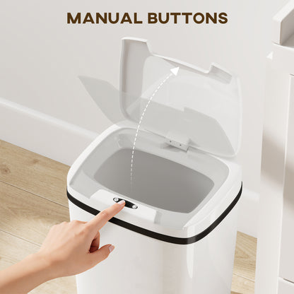 15L Sensor Bin, Automatic Touchless Kitchen Bin, Battery Operated