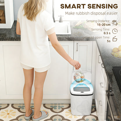 15L Sensor Bin, Automatic Touchless Kitchen Bin, Battery Operated