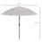 2.5m Adjustable Outdoor Garden Parasol Umbrella Sun Shade with Crank & Tilt, Grey