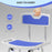 Shower Stool for Elderly Disabled Adjustable Shower Stool Blue