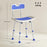 Shower Stool for Elderly Disabled Adjustable Shower Stool Blue