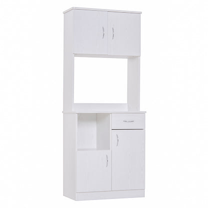 Freestanding Kitchen Cabinet Storage Unit Pantry Cupboard, White
