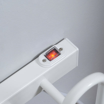 Wall Mounted Electric Shoe Dryer Shoe Warmers for Boots 2 Pairs White